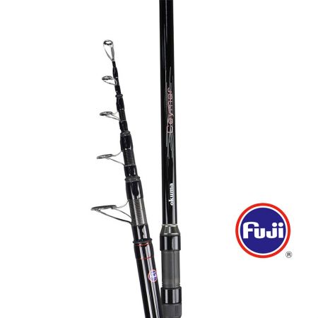 Ceymar Tele Surf Rod - Okuma Ceymar Tele Surf Rod-Extremely light weight and responsive 30-ton carbon blanks-Quality deep press stainless steel frame guides-Fuji DPS reel seat