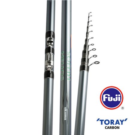 Helios Bolo Rod - Okuma Helios Bolo Rod-40T Toray carbon material, slim, light and powerful blank construction-Fuji Saltwater resistant guides with Alconite inserts-Protected in a quality guide cover