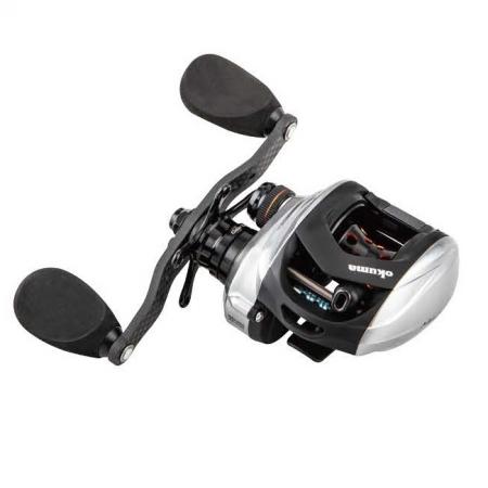 Helios SX Low Profile Baitcast Reel - Okuma Helios SX Low Profile Baitcast Reel-Internal velocity control system-Friction free shaft system allows for longer casts-Rigid diecast aluminum frame and sideplates