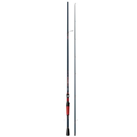 Red v1 Rod - Red v1 Rod -High modulus ultra-sensitive and responsive carbon blank construction-Durable Polymer and EVA split grip-Fast tape design for bass rods series