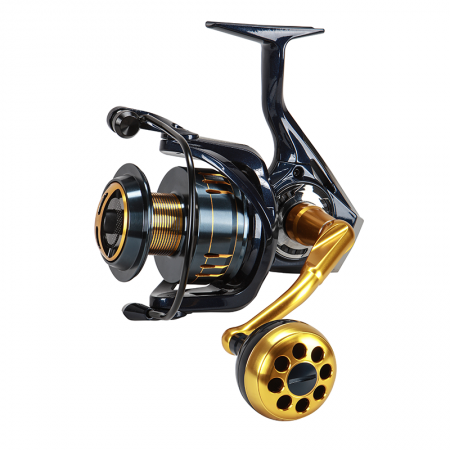 Salina Saltwater Spinning Reel (NEW) - Okuma Salina Saltwater Spinning Reel-Rigid and corrosion resistant LITECAST construction-Carbonite high output Dual Force Drag (DFD) System with Cal’s drag grease