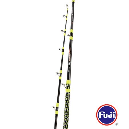 SLY Rod - SLY Rod -Special spiral guides design for all trolling and tuna rods-Durable E-glass blank construction-Fuji K-concept tangle free guides with Alconite inserts