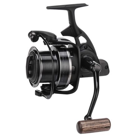 T-Rex Spinning Reel - Okuma T-Rex Spinning Reel -Solid Reel System-Worm shaft transmission system-Line Control Spool for longer casting distance-Forged aluminum handle with wooden knob