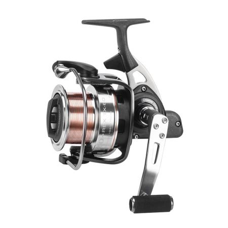 Trio Rex Spinning Reel - Okuma Trio Rex Spinning Reel-Long spool for distance casting-Crossover Construction aluminum body and rotor