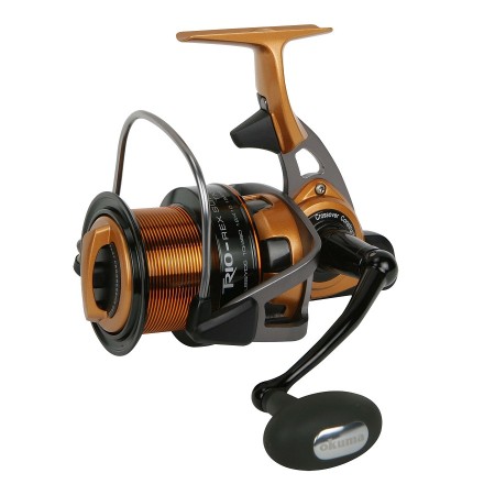 Trio Rex Surf Spinning Reel - Okuma Trio Rex Surf Spinning Reel-Core strength from aluminum and integrating graphite for lightweight handling -Line control spool for longer casting distance
