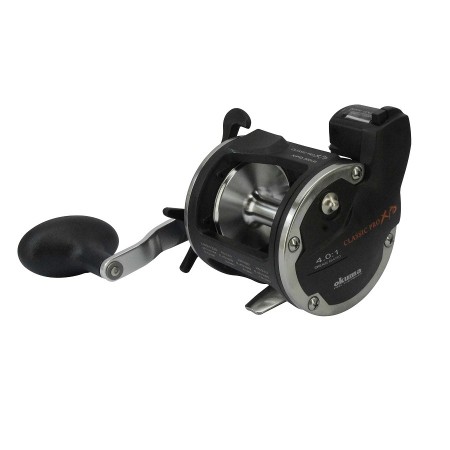 Classic Pro XPD Line Counter Reel - Okuma Classic Pro XPD Line Counter Reel-Strike zone line counter system incorporates a mechanical counter-Precisely measures line based on spool revolutions-Speed LOC pinion gear system