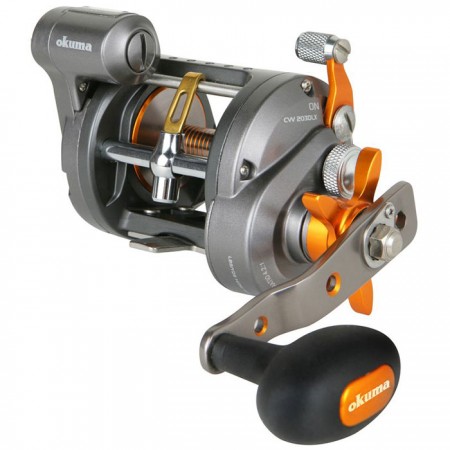 Coldwater Line Counter Reel - Okuma Coldwater Line Counter Reel-Clear View Technology anti-fogging line counter-Heavy-duty machine cut brass gears-Dual anti-reverse system-Full Carbonite drag system with up to 7kg of maximum drag output