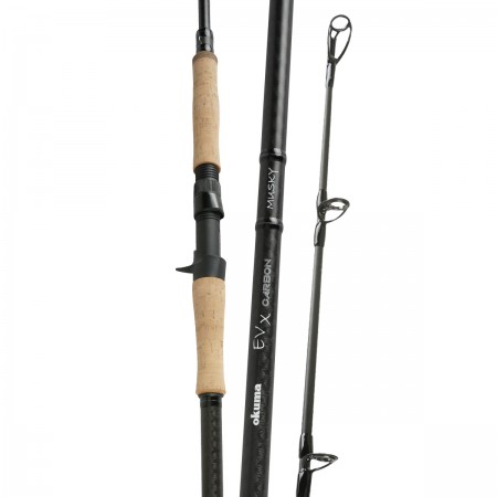 EVX Carbon Rod - Okuma EVX Carbon Rod-Professional level bass fishing rods -30-Ton ultra-sensitive and responsive carbon blank construction