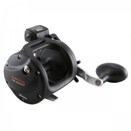 Magda Pro Line Counter Reel - Okuma Magda Pro Line Counter Reel-Lightweight, corrosion-resistant frame and side plates-Mechanical line counter function measures in feet