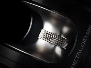 Cold forged, Type-II anodized, machined aluminum spool.