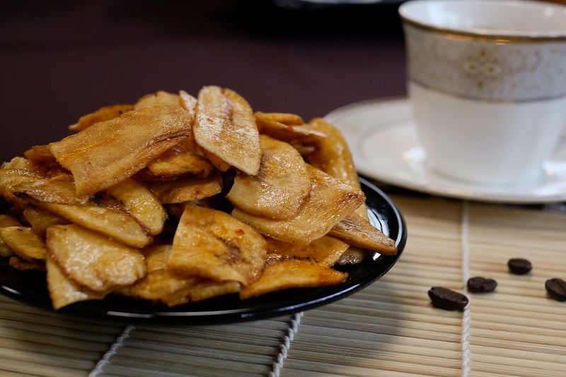 Fried Sugared Banana Chips