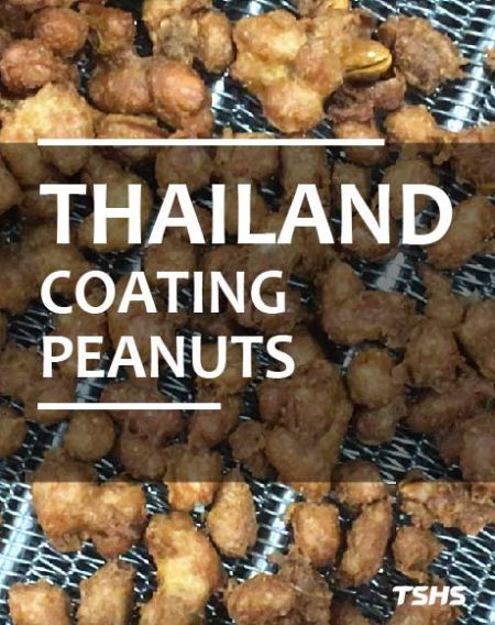 Kaplamalı Kuruyemiş İşleme-Toplu Kavurma Makinesini Geliştirin (Tayland) - Tayland kaplı fındık işleme