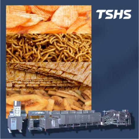 Snack-Food-Produktionslinie - Maschine zur Verarbeitung von Nüssen