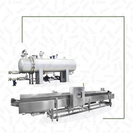 Continuous Fryer-Steam Convection Oil Heating System - Continuous Steam Type Heat Changer Oil Fryer