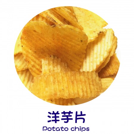 Produkty wykończeniowe – chipsy ze słodkich ziemniaków