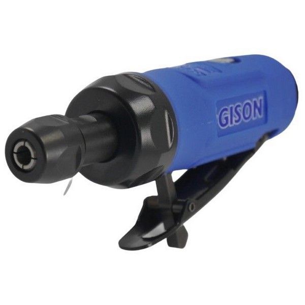 WORKPAD Mini Air Straight Die Grinder Mini Pneumatic Tools 25000 RPM 1/8” collets and 2 wrenches Equipped with 1/4” 