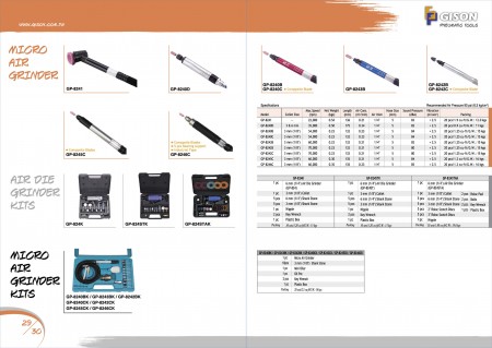 GISONMicro smerigliatrice pneumatica, kit smerigliatrice pneumatica, kit micro smerigliatrice pneumatica