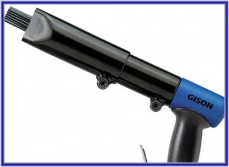 Penskala Jarum Udara (Air Pin Derusting Gun) untuk Batu - Penskala Jarum Udara (Pneumatik Pin Derusting Gun)