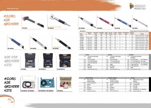 p25 26 Kits voor micro-luchtslijpmachines Kits voor luchtslijpmachines