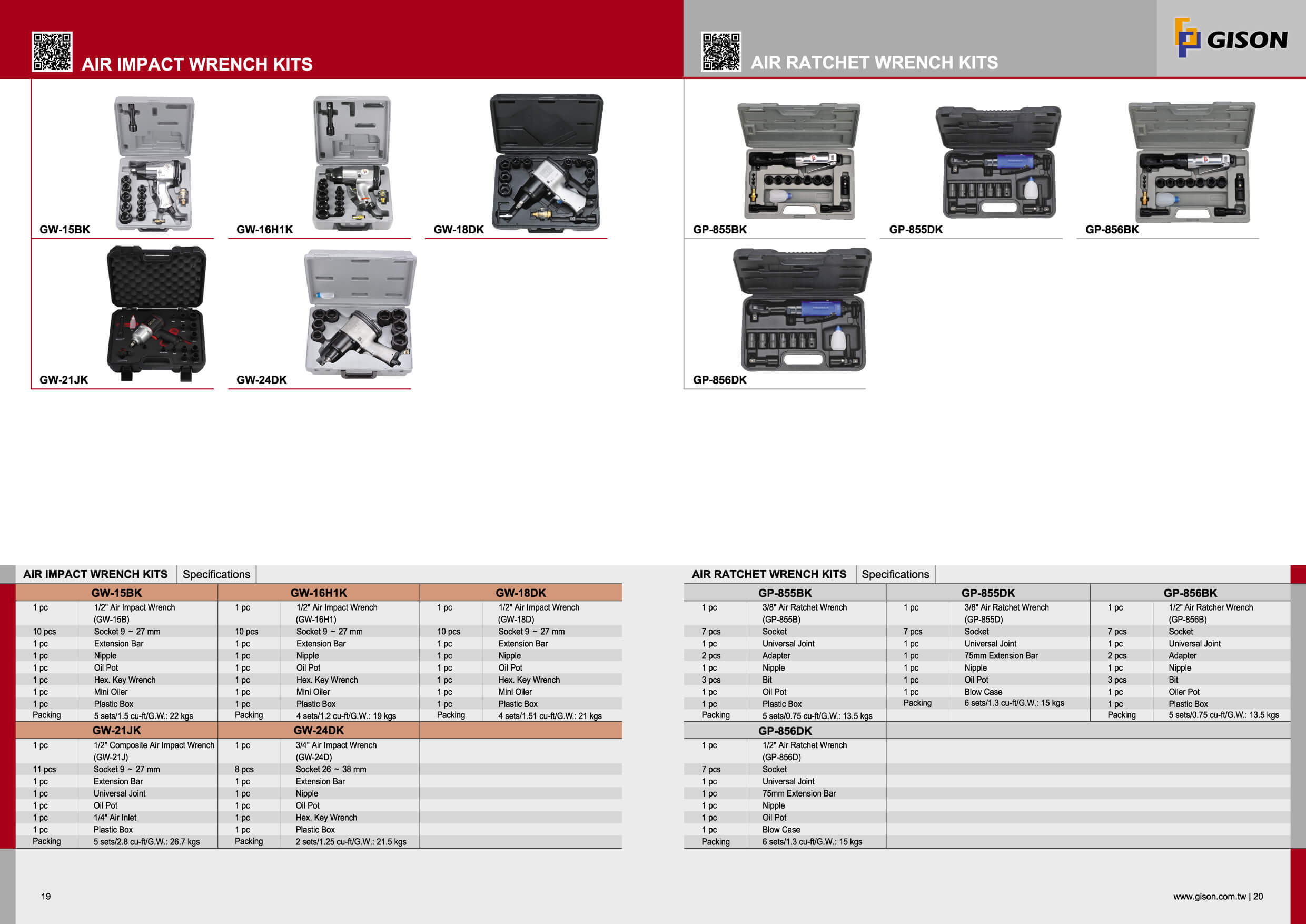 20182019 GISON Air Tools, Pneumatic Tools Catalog HighQuality Air