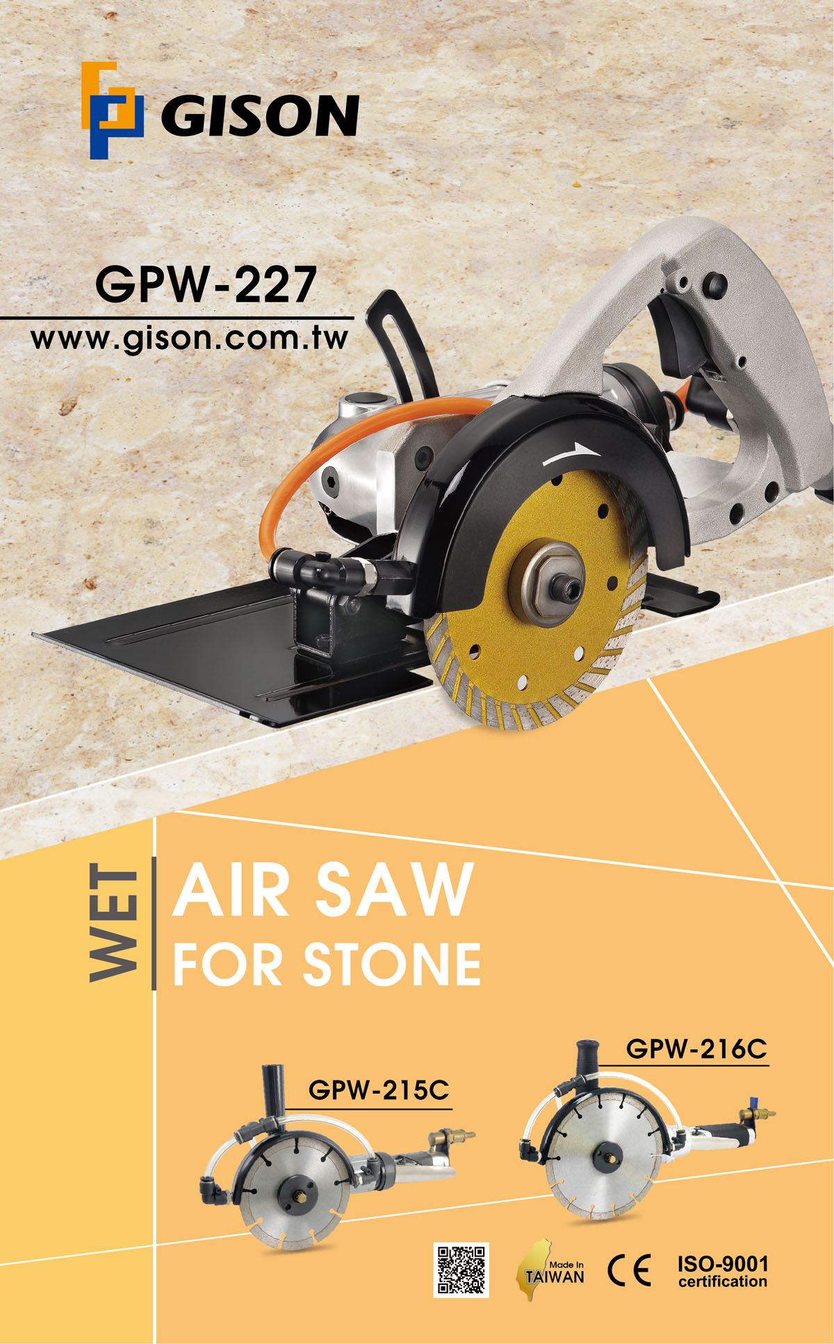 43/8",110mm Wet Air Saw for Stone (6500rpm) Wet Air Stone,Marble,Granite Cutting / Sawing