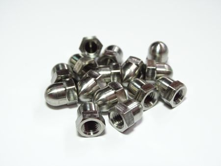 Titanium Hex Domed Cap Nuts