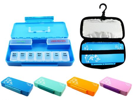 Custom Monthly Pill Organizer - Customized Monthly Pill Case for Wholesales