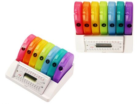 Custom Pill Dispenser with Alarm - Customized Pill Dispenser with Alarm Timer for Wholesales