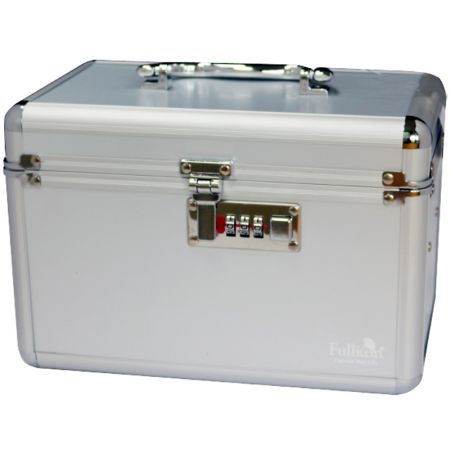 Scatole vuote di kit di pronto soccorso per medicina medica in alluminio con serratura a combinazione - Aspetto della cassetta di pronto soccorso in alluminio.
