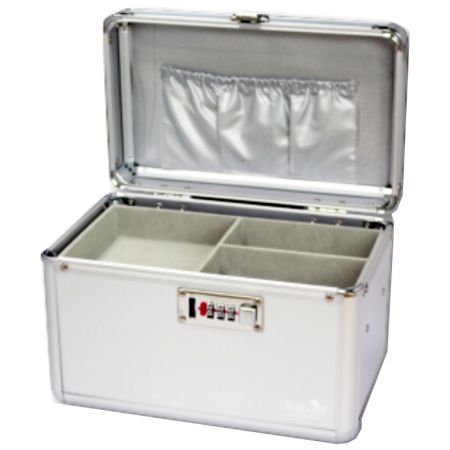 Aluminum First Aid Box with Tray.