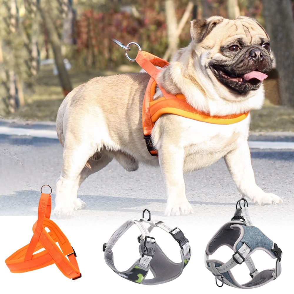 Designer Cotton Easy On Dog Harness - with Optional Personalized Buckle