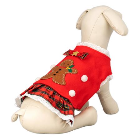 Christmas Dog Dress - Tutu Christmas Dog Dress