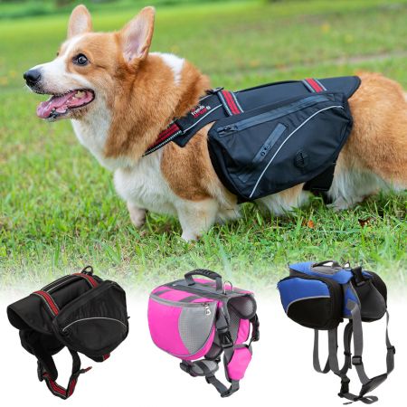 Wholesale Dog Saddlebag Backpack - Wholesale Saddlebag Backpack Dog Harness