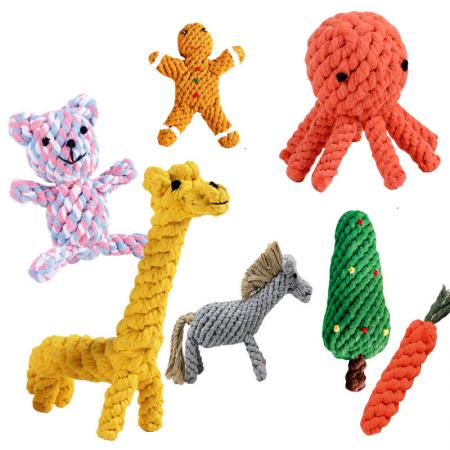 Animal Shaped Dog Rope Toy.