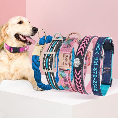 Dog Collars - High Quality Pattern Dog Collar Manufacturer