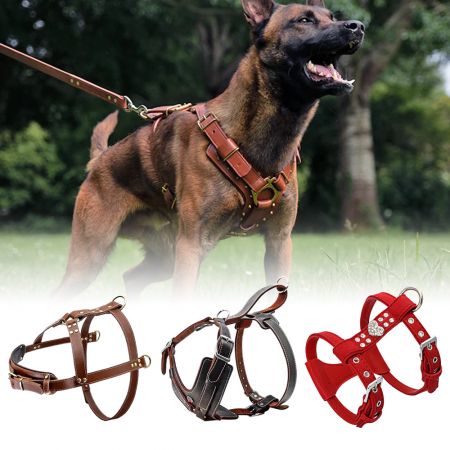 Wholesale Leather Dog Harness