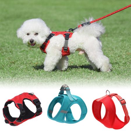 Wholesale Reflective Mesh Dog Harness - Wholesale Quilted Mesh Dog Harness