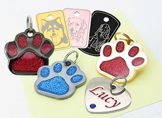 More Pet Tag Colors For Option