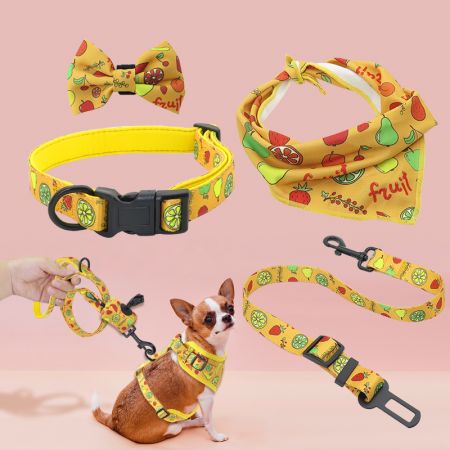 Wholesale Dog Harness Set 7-Walking Pieces - Wholesale Dog Leash Harness Set