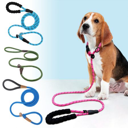 Wholesale Slip Lead Dog Leash - Wholesale Reflective Slip Lead Dog Leash