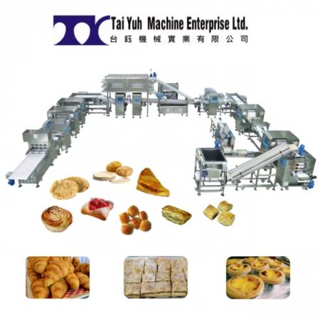 الشمال الغربي لهم معيار  آلة عجين الفطير التلقائية | الشركة المصنعة لآلة الغذاء - Tai Yuh Machine  Enterprise Ltd. / Best Food & Pastry Machinery Co.، Ltd.