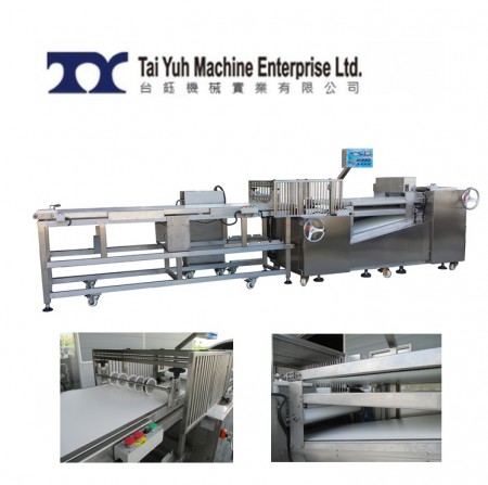 Continuous Dough Sheeter - Dough band roller and divider