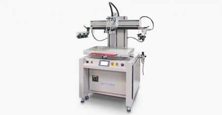 中型气动平面网印机 - 一台充满价格竞争力，且适合各式工业产品印刷，是最符合产业界物超所值的第一选择。