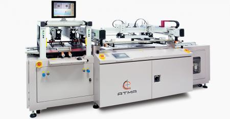Повністю автоматичний друкований трафаретний принтер із реєстрацією CCD (макс. площа друку 600x800 мм) - Друк легенди на друкованій платі з реєстрацією CCD, підвищує високу точність і ефективну продуктивність.