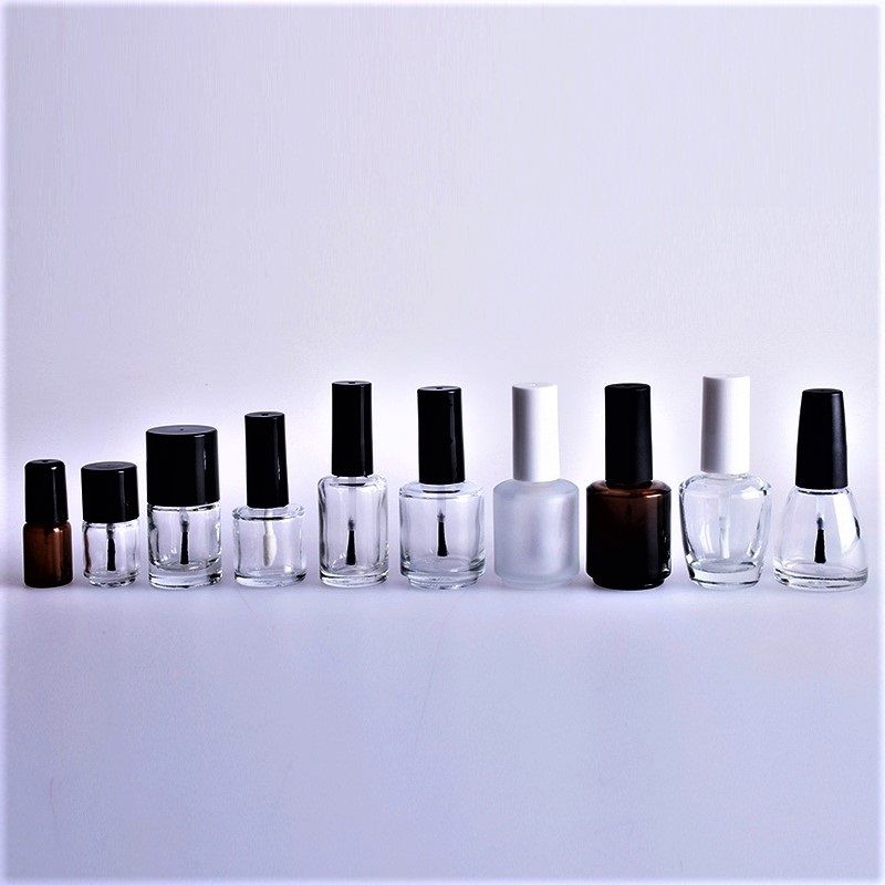 Nail polish Bottles in Different Shapes.