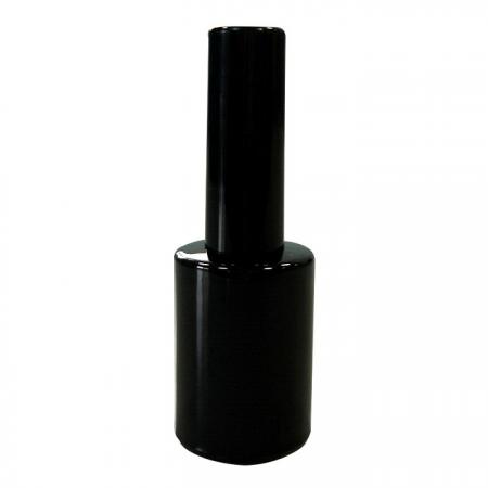 GH19 649BB : Flacon noir de 15 ml avec bouchon et pinceau