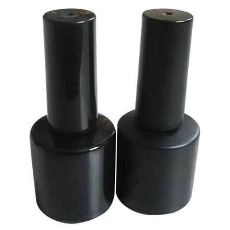 8 ml Glanzende en Matte Zwarte Glas Nagelflessen (GH03 660BB, GH03 660MB)