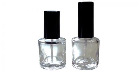 8ml Round Clear Glass Nail Oil Bottle