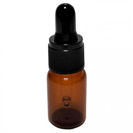 3 ml Amber Glazen Serumflesje voor Huidverzorging met Pipet (GH663AD)