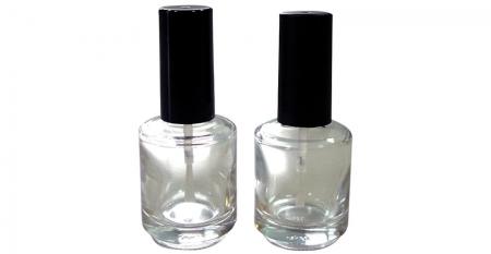 15 ml ronde glazen lege nagellakflessen - 15 ml lege fles nagellak met dop en borstel